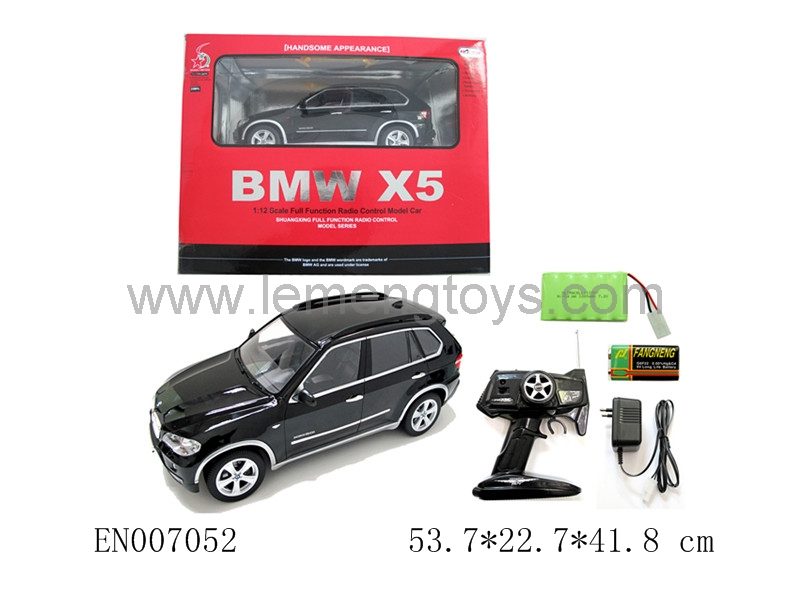 EN007052
1:12 Stone remote control cars, with 2 light vehicle license Cars - BMW X5 car , with two lights red