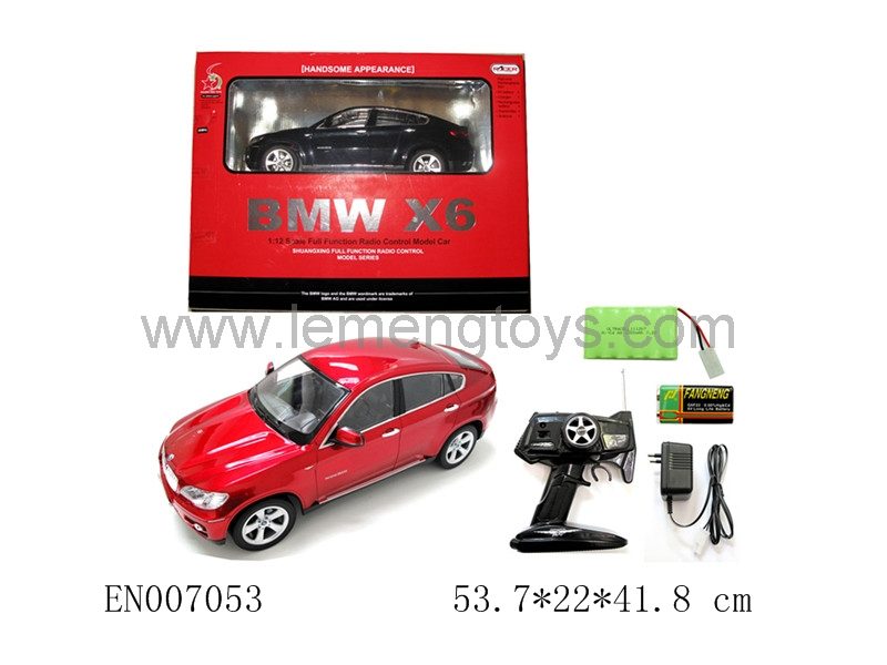 EN007053
Stone 1:12 remote control car , license Cars - BMW X6 car with two light vehicles with 2 light red ,