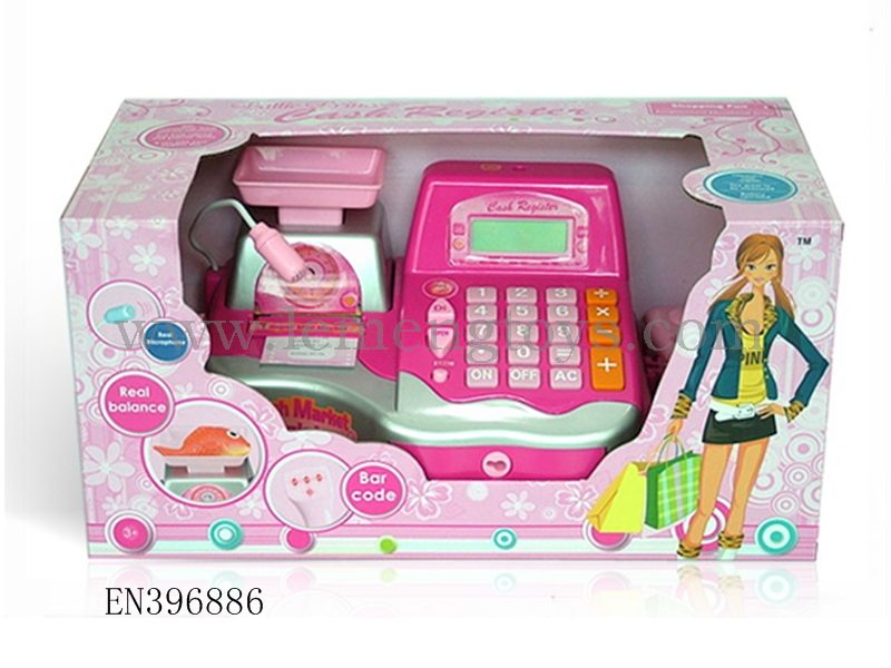 EN396886
Cash Register with Microphone(3AA BATTERIES NOT INCLUDED)