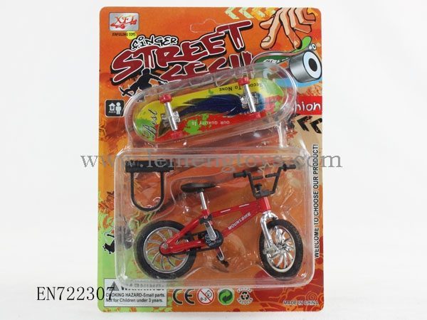 EN722307
Feather thermal transfer finger skateboard bicycle