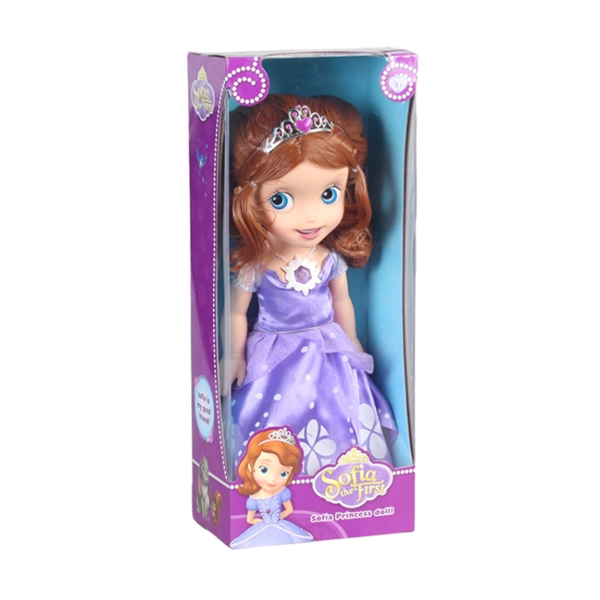 EN938912
14 inch body with light music evade glue princess Sophia clothes with light