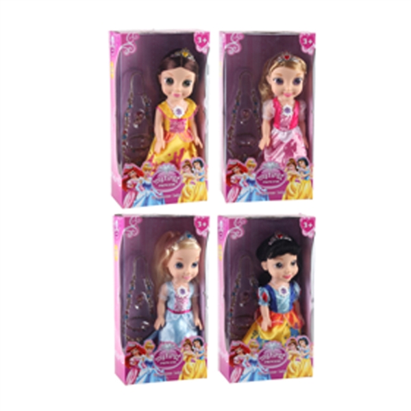 EN938914
14 inch evade glue four eyes with the princess Body with light music clothes with lighting accessories